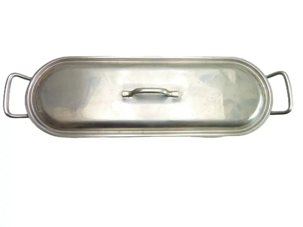 Vintage Inox Stainless Steel Fish Poacher Steamer Pan 18